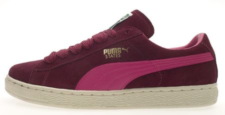 Puma States burgundy кеды Puma States