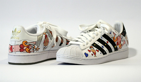 Кеды Adidas Superstar - коллаб с Albin Christen