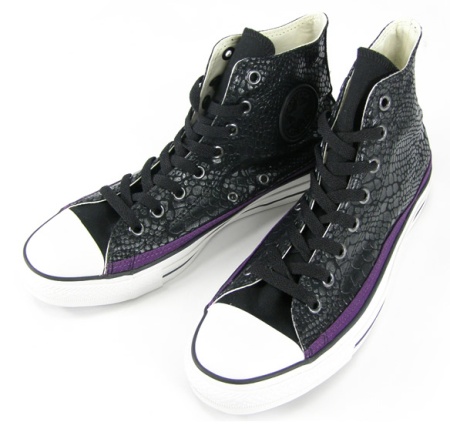  Converse Chuck Taylor All Stars Snakeskin Black