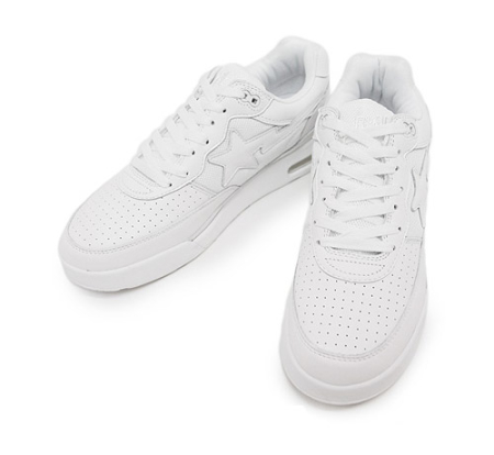 Белые кроссовки Bape Roadsta