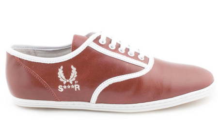 Красные кеды Swear x Fred Perry