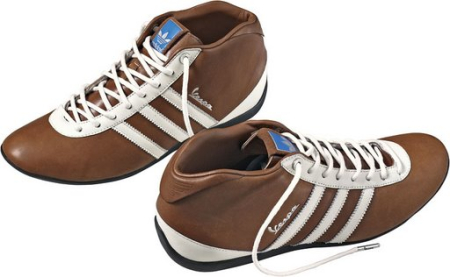 Коричнивые кеды adidas Originals Vespa