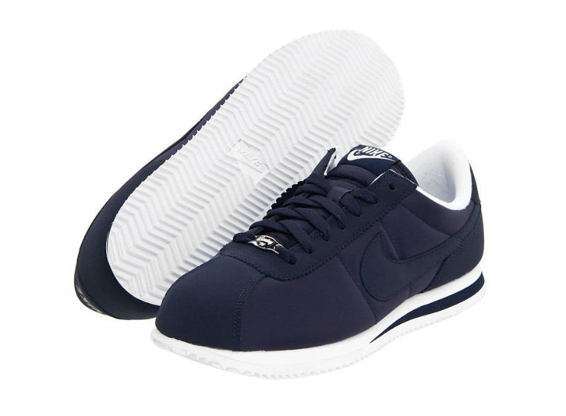 Кроссовки темно-синие Nike Cortez Basic Nylon 06 Men's, материал нейлон