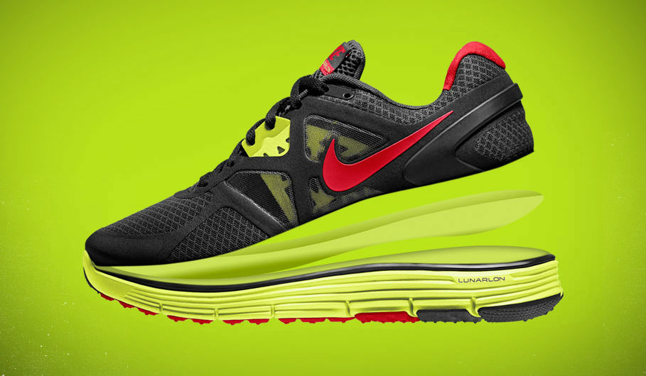 Кроссовки Nike Lunarglide+ 3 Спортивные беговые кроссовки Nike Lunarglide+ 3