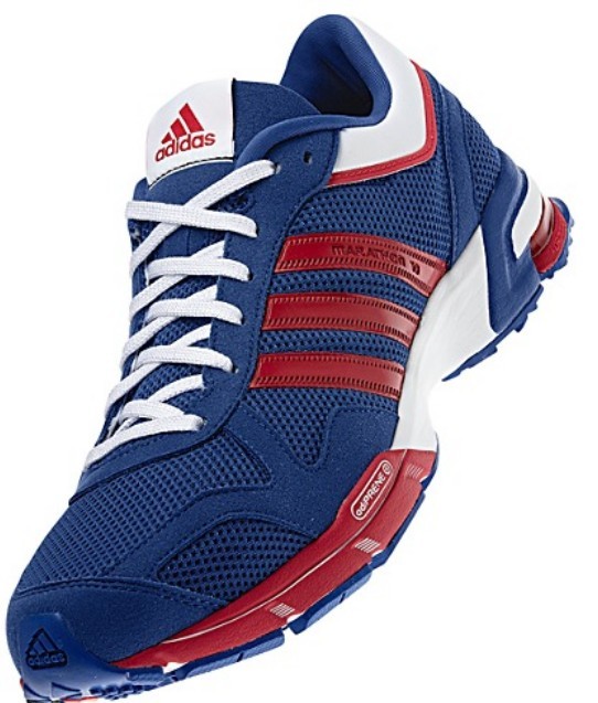 Мужские кроссовки для занятия бегом adidas Marathon 10 в цветах российского флага